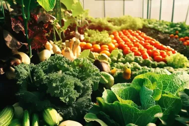 Greenhouse Garden Vegetables